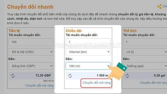 Đổi km sang các đơn vị thiên văn, hàng hải...