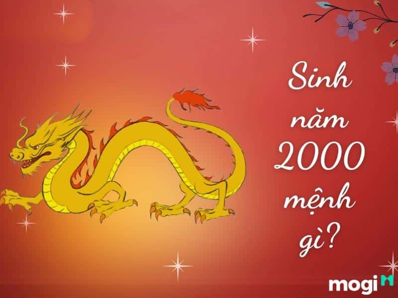 Sinh năm 2000 mệnh gì