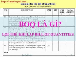 BOQ là gì? Những lợi thế khi xây dựng BOQ (Bill Of Quantities)