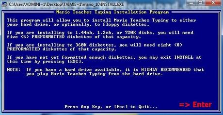 cai mario typing tren win 10