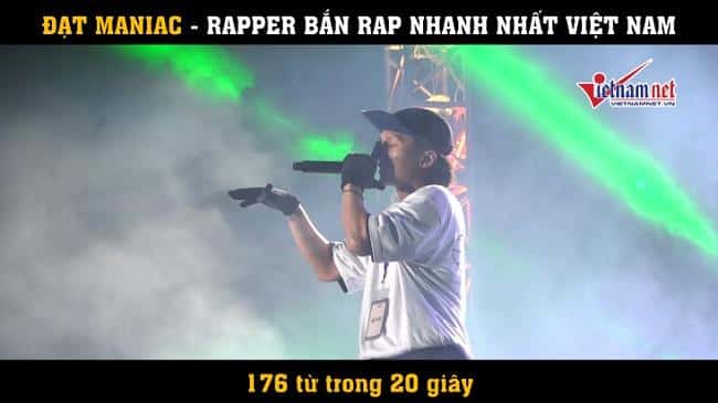 Màn bắn rap nhanh nhất Việt Nam, 170 từ trong 20 giây