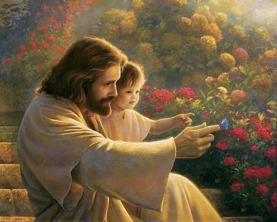 Hình ảnh trẻ em và chúa Giêsu