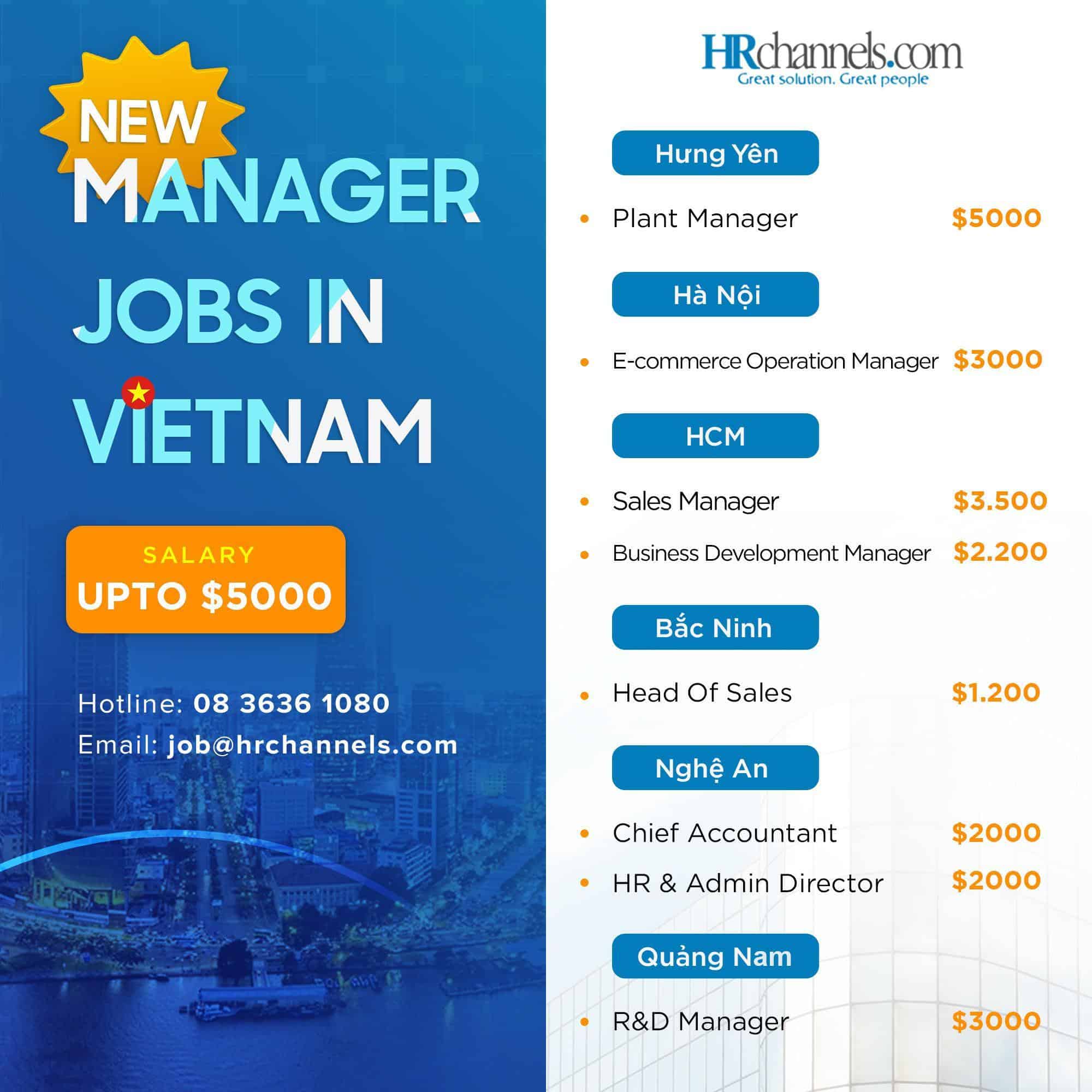 tuyên dụng IT Manager