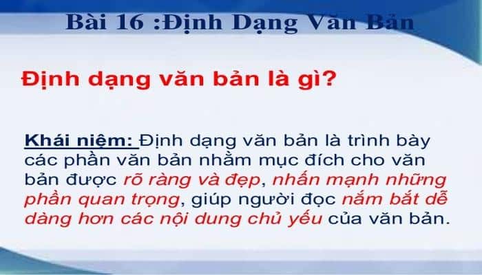 dinh dang van ban la gi 1