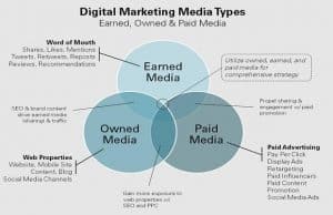 Paid, Owned, Earned Media là Gì trong Digital Marketing