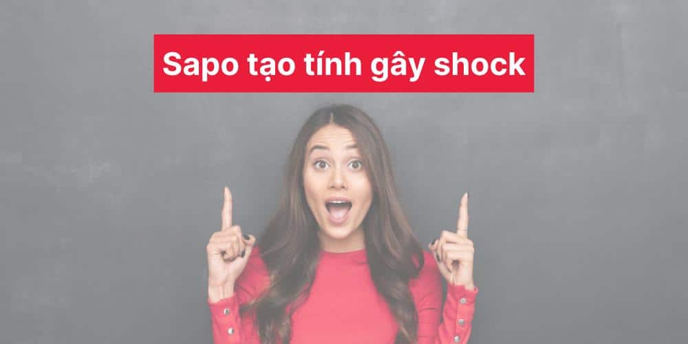 Sapo tạo tính gây shock