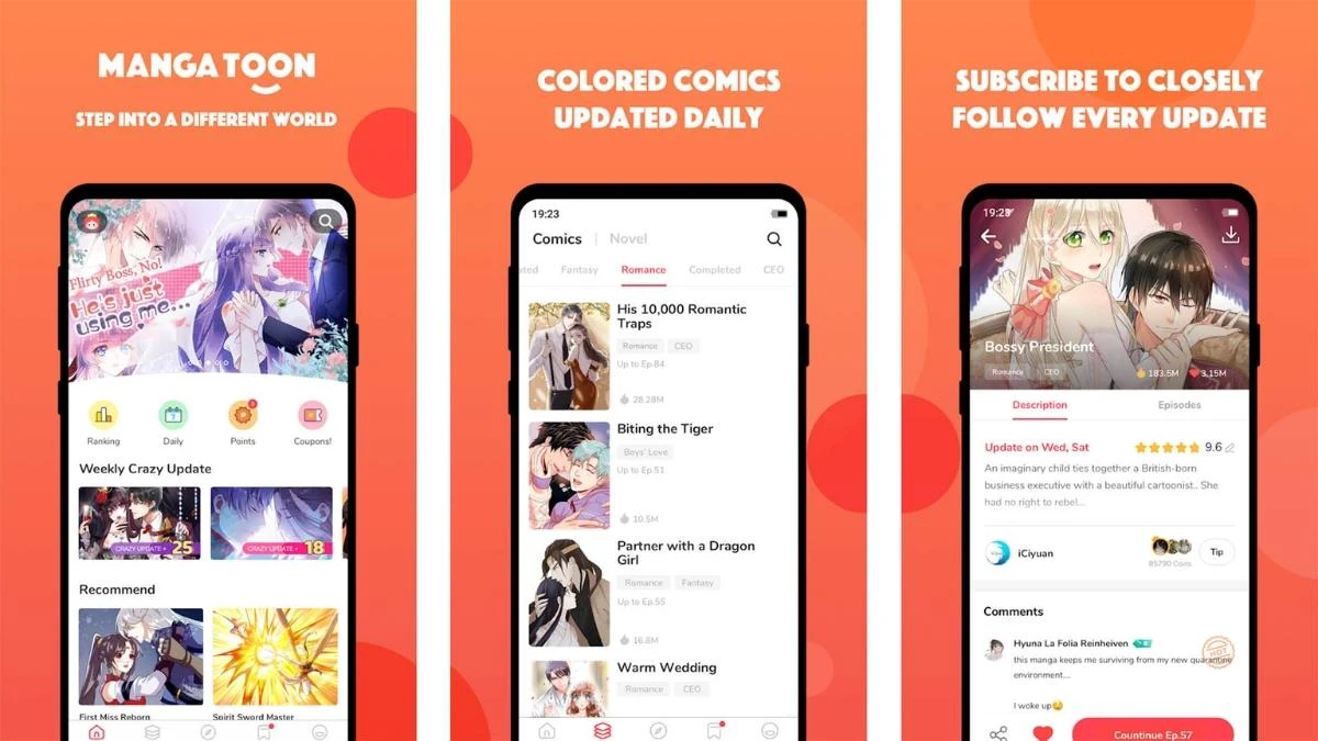 MangaToon - App đọc truyện tranh offline