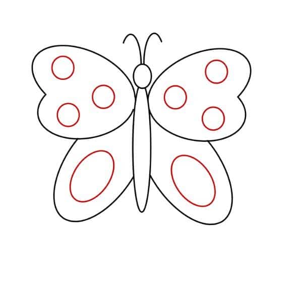 vẽ con bướm 9