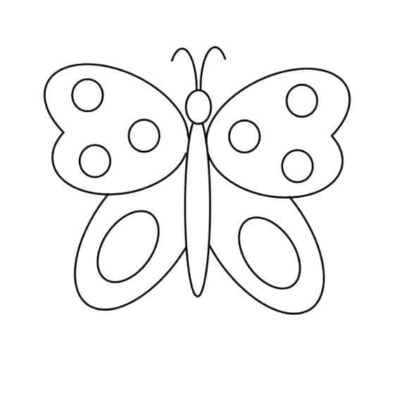 vẽ con bướm 10