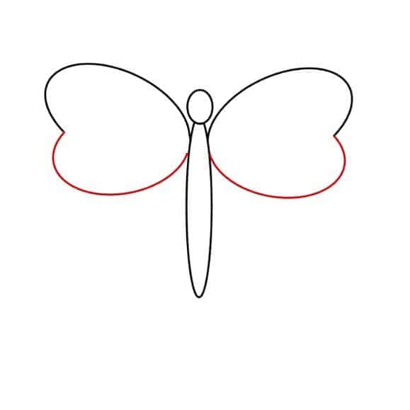 vẽ con bướm 6