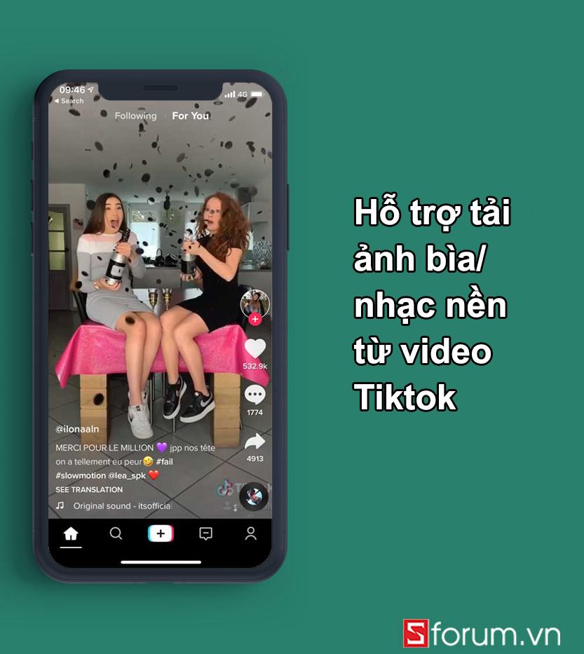 Snaptik app tải video tiktok