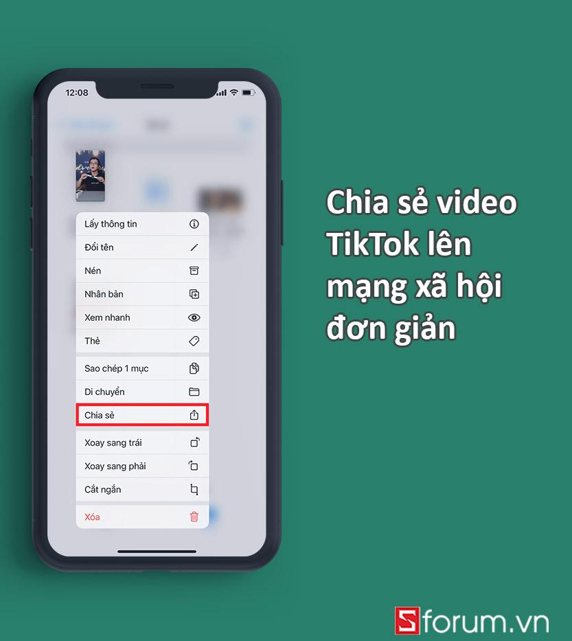 chia sẻ video Snaptik app tiktok